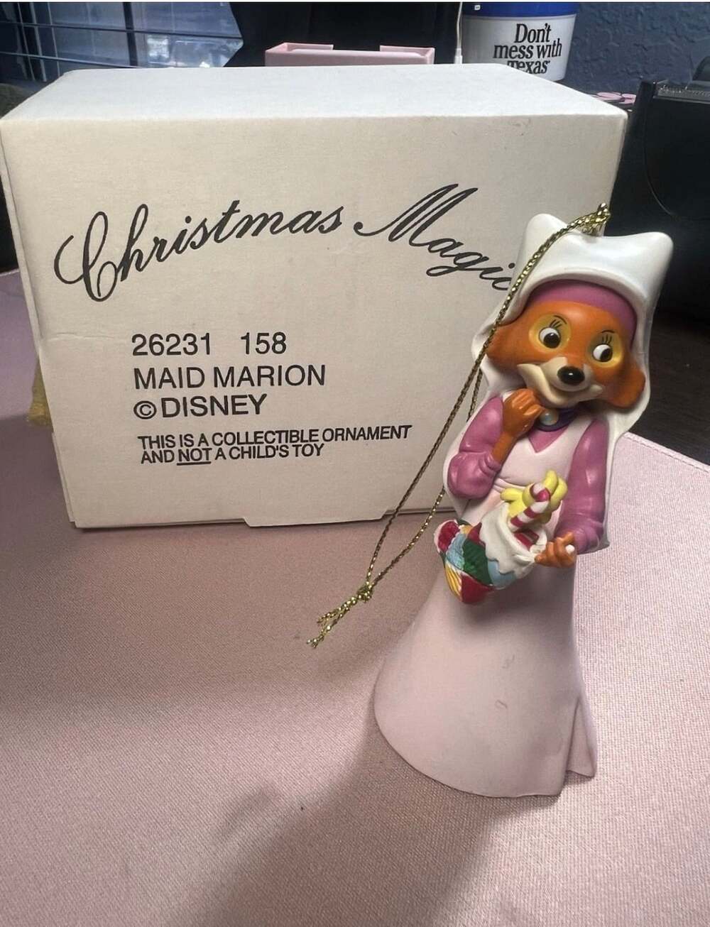 Disney Christmas Magic Maid Marion Collectible Ornament #26231-158 with Box